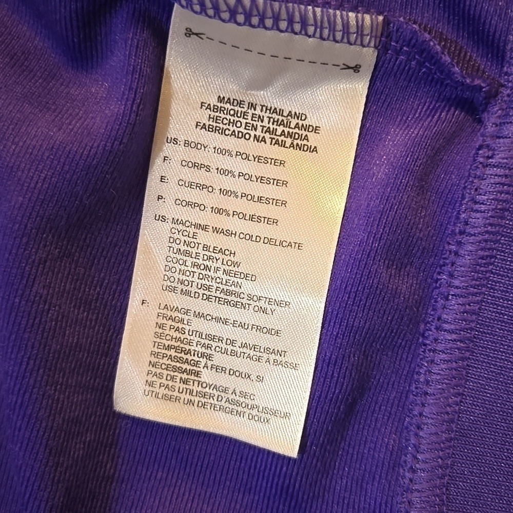 NWT Adidas Big Score Jacket Purple and Lime Green Size Medium - Picture 7 of 9